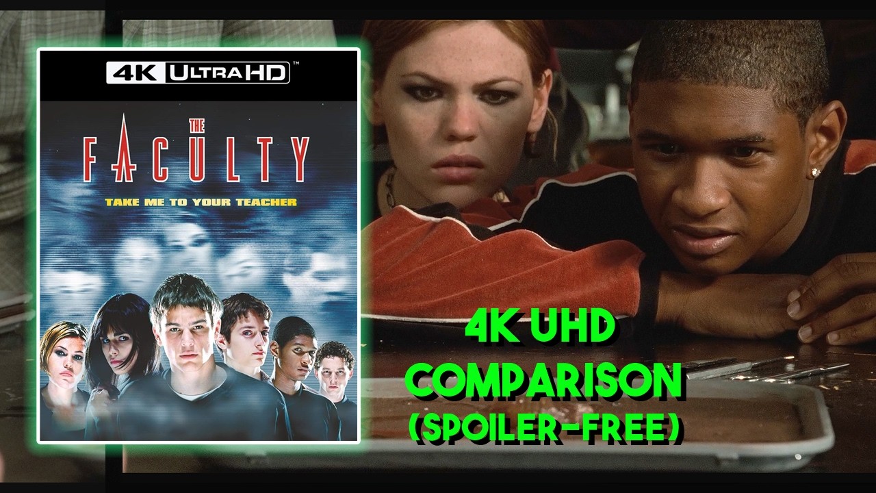 ▶️ The Faculty 1998 4K UHD vs Blu ray Screenshot Comparison | New 4K Streaming 2024 | NO SPOILERS