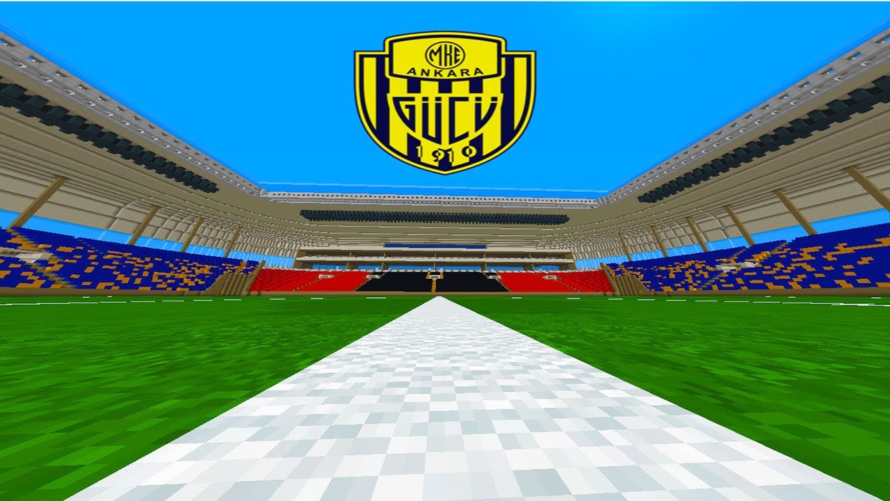 ERYAMAN STADYUMU ANKARAGÜCÜ STADI - STADYUM YAPIM - ŞAMPİYON ANKARAGÜCÜ#minecraft#minecraftstadyum