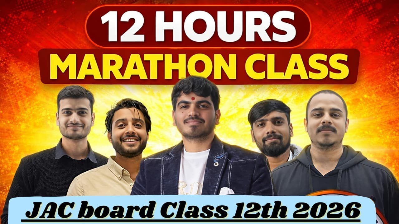 JAC Board Class 12 One Shot Science 2026 🔥 | Maths, Physics, Chemistry, Economics, Computer Science