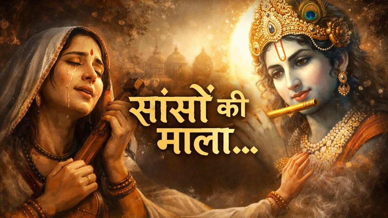 Saanson Ki Mala | Mirabhai Bhajan for Krishna | Monika Goyal |  साँसों की माला पे सिमरूँ पी का नाम
