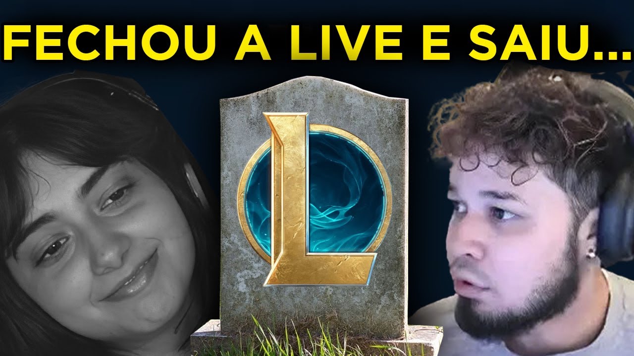 YULLA FECHA A LIVE EM TROCA DE 200 REAIS E VIEWERS TILTAM - LEAGUE OF LEGENDS