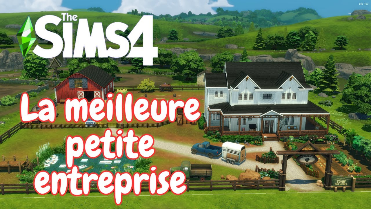 J'ai créé la meilleure petite entreprise Sims 4