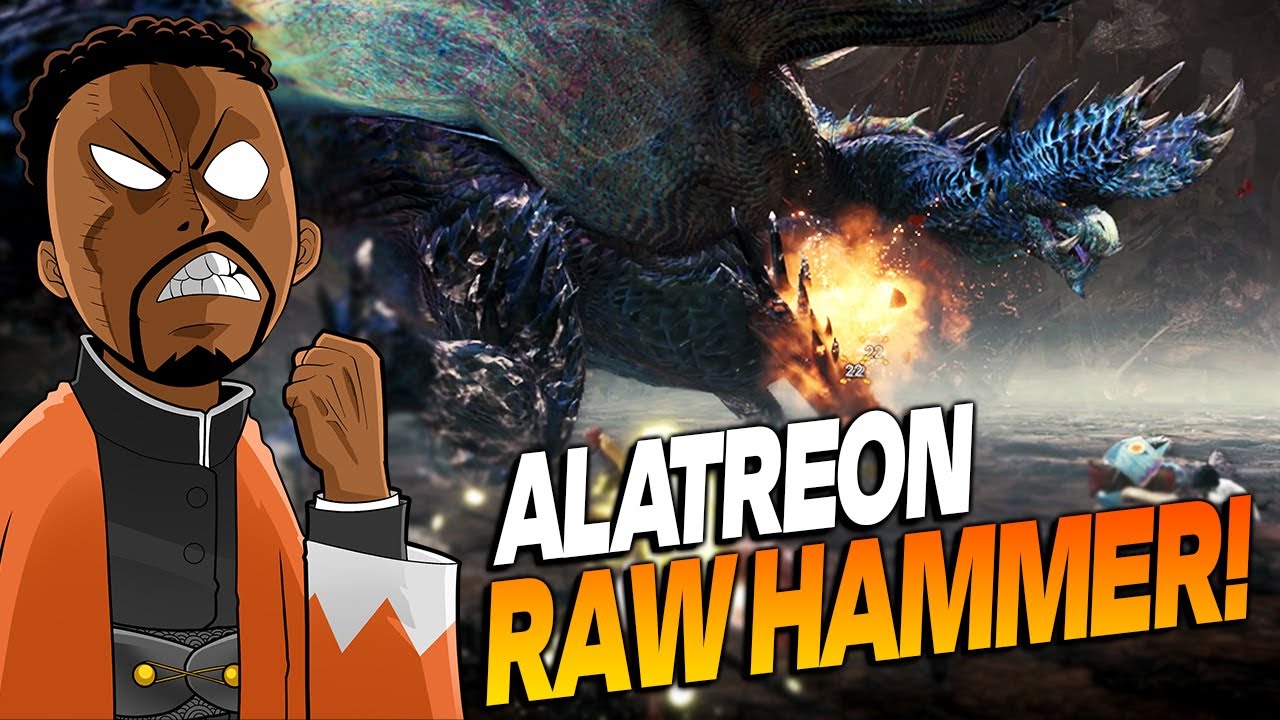 RAW Hammer Against Alatreon!? No Elemental Damage | Monster Hunter World Iceborne