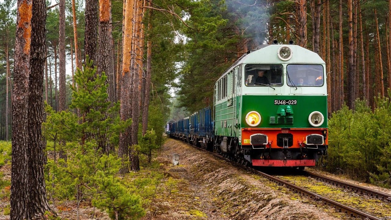 SU46-029 z eszelonem do Pstrąża oraz zwrot wagon&oacute;w
