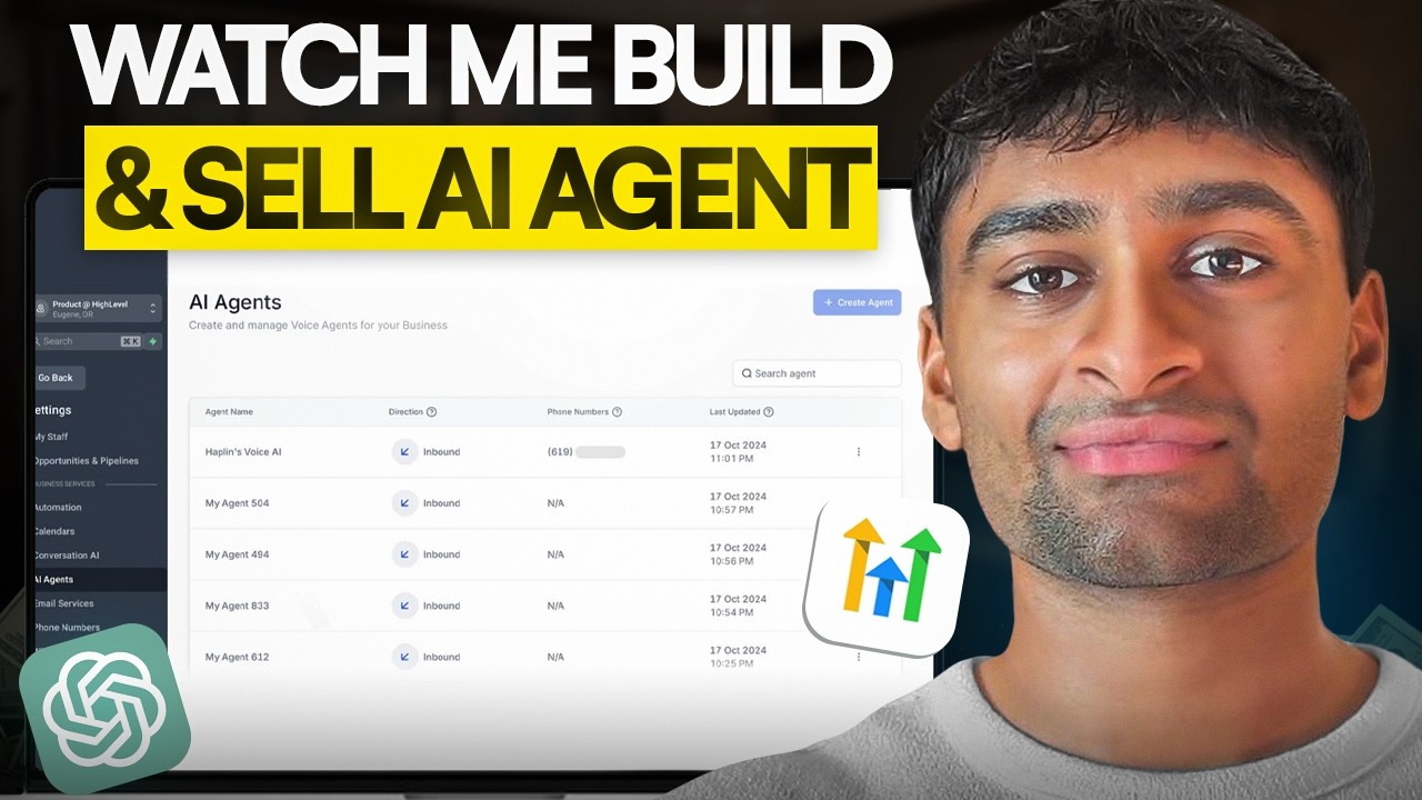 Watch Me Build and Sell a $5000 AI GoHighLevel System LIVE