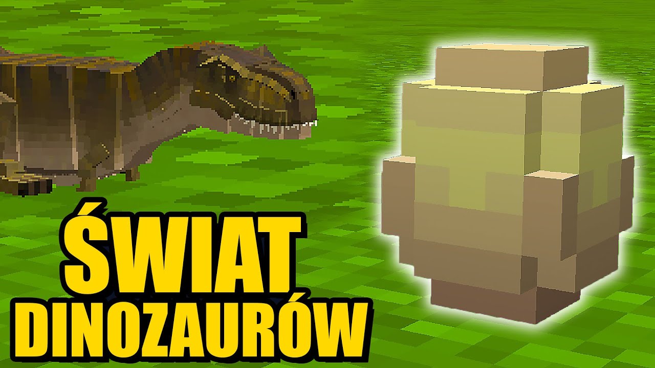 MINECRAFT ŚWIAT DINOZAUR&Oacute;W #6 - MAMY PIERWSZEGO DINOZAURA! TYLKO JEST JEDEN PROBLEM...