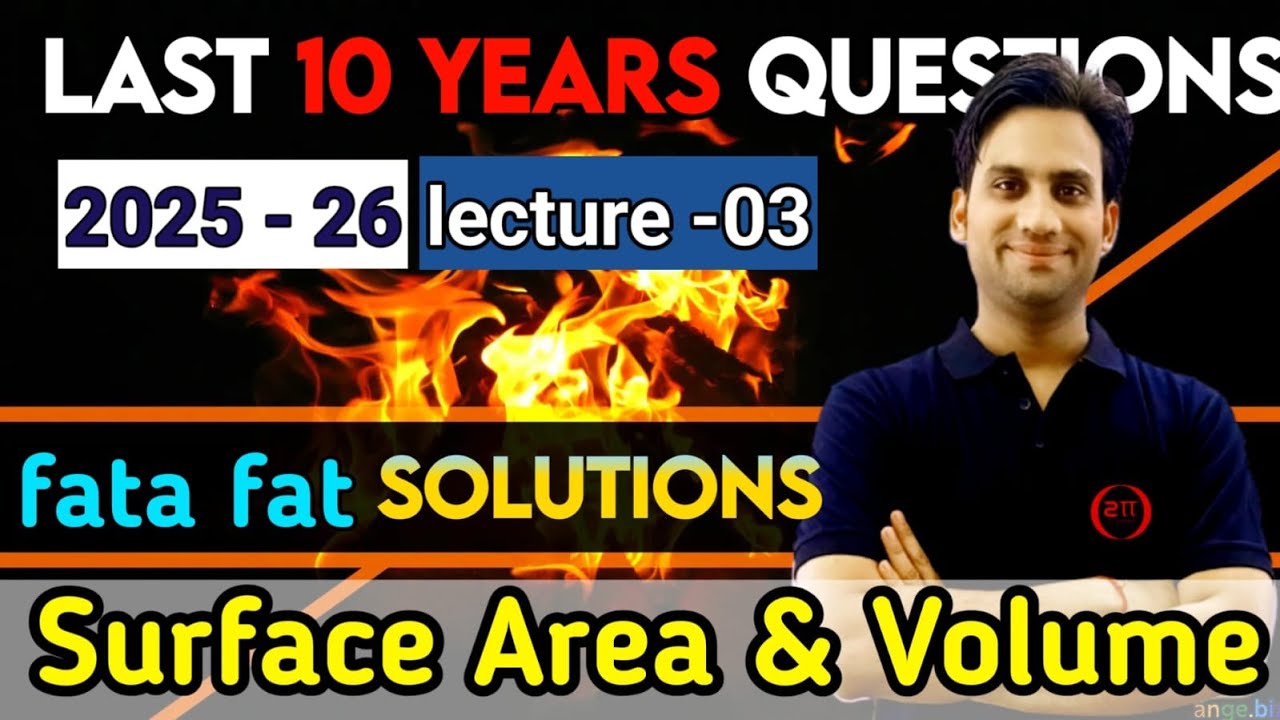 Mensuration Maths Tricks #03 | Last 10 Years Questions | CBSE Class 10 Previous Years Questions