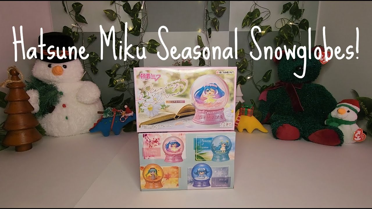 Seasonal Miku Snowglobes~!