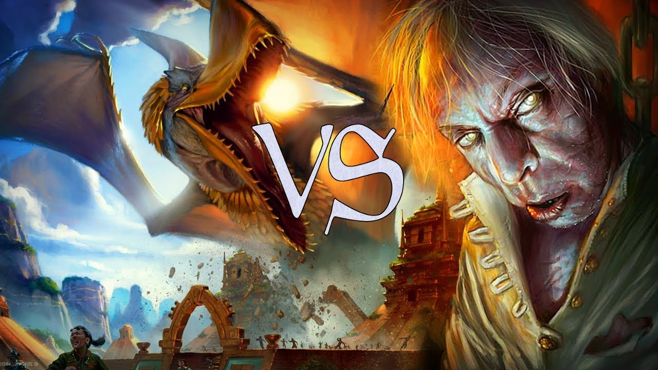 MTG Modern Gameplay - Jurassic Park VS Heartless Retriever