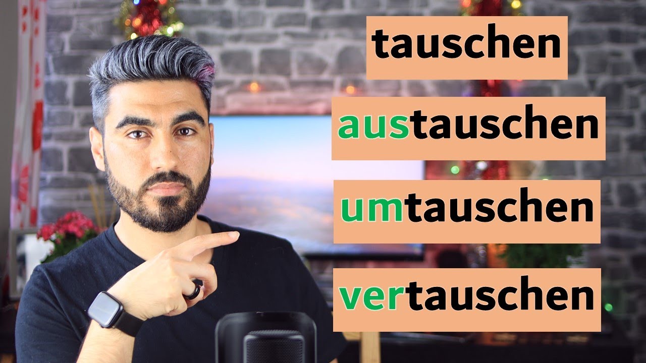مشتقات الفعل tauschen