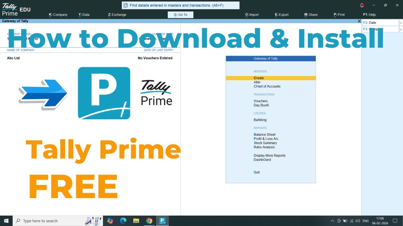 How to Download and Install Tally Prime|2026 Step-by-Step Guide #download #installation #tallyprime