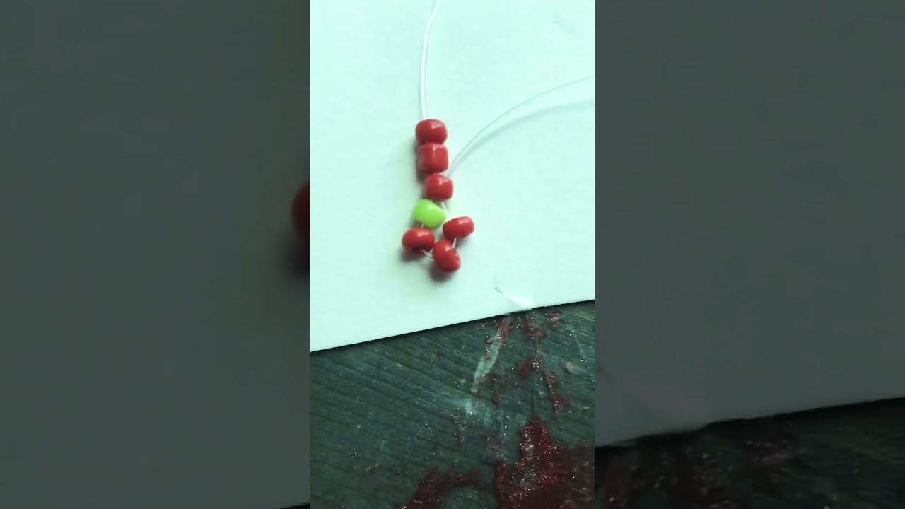 How to make a seed bead flower 🌸
