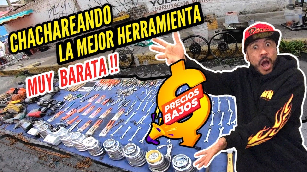 CHACHAREANDO HERRAMIENTA NUEVA Y BARATA EN EL TIANGUIS DEL BARRIO #hunters #herramientas #chacharas