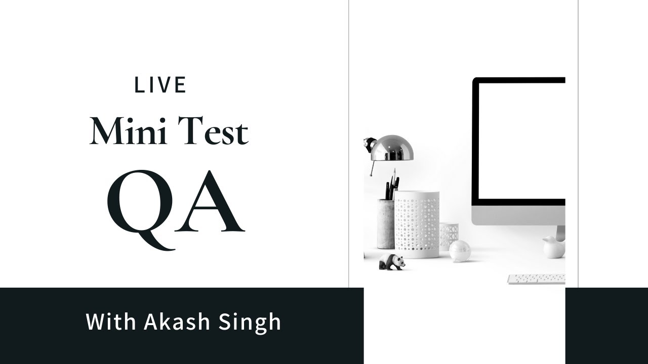 Live Mini Test | Bar Graphs | With Akash Singh LIVE on Unacademy CATalyst