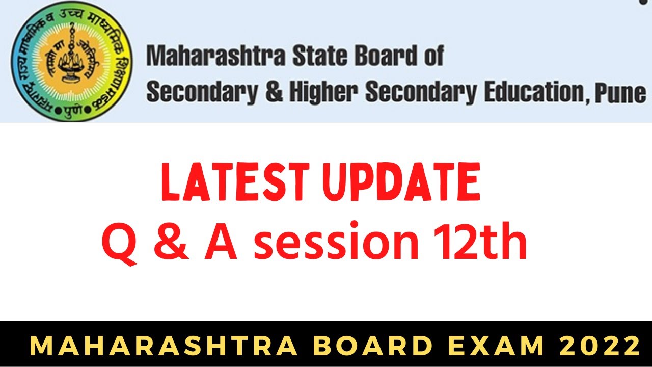 12th Maharashtra Board Exam 2022 | Q & A Session @Imaduddin Khan