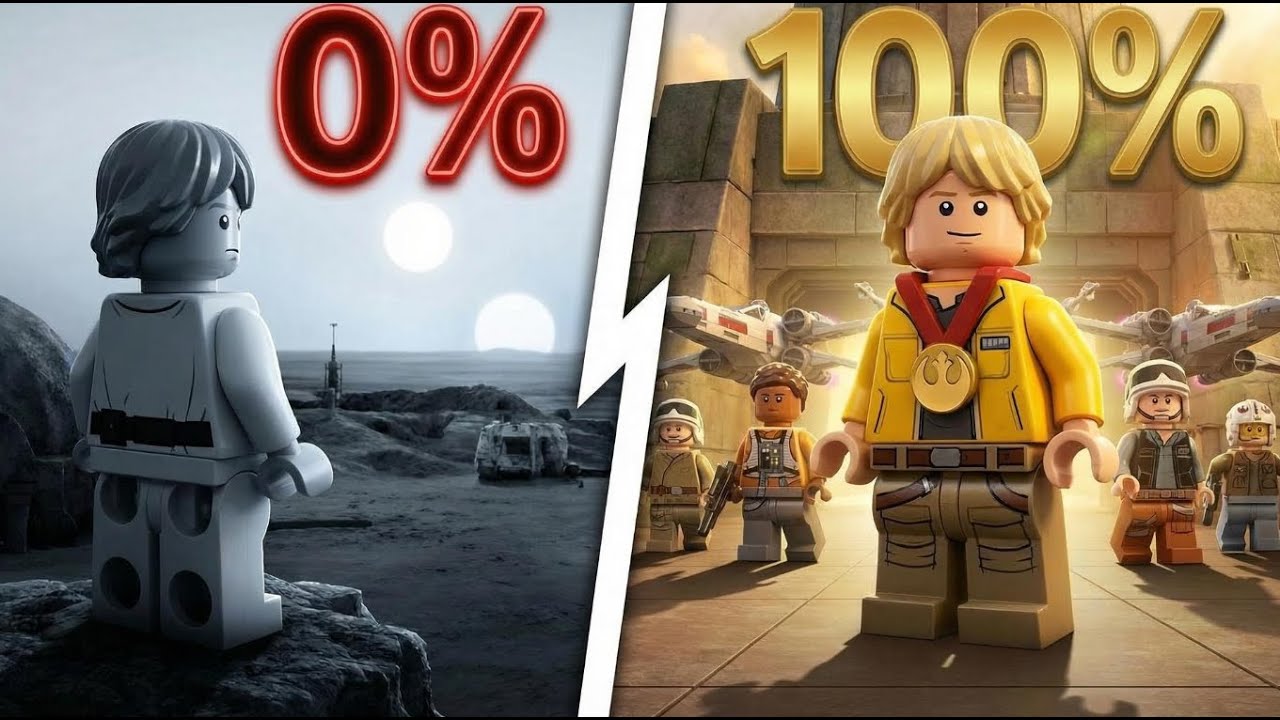 I *ALMOST* 100%-ed LEGO A New Hope!