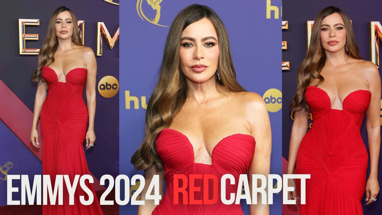 Sof&iacute;a Vergara Puts on Busty at 2024 Emmys || Emmys 2024 Red Carpet