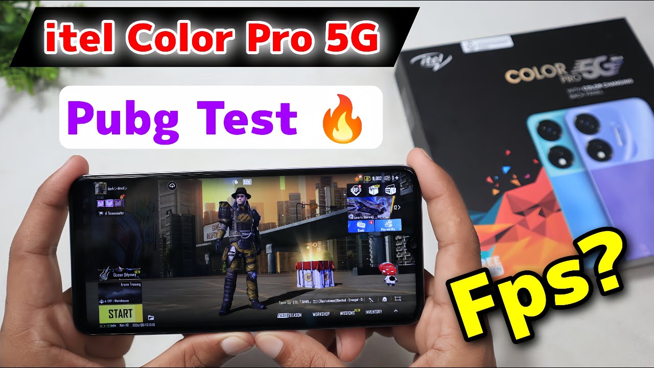 Itel Color Pro 5G Pubg Test || Itel Color Pro 5g Gaming Test || Itel Color Pro 5G Bgmi Test