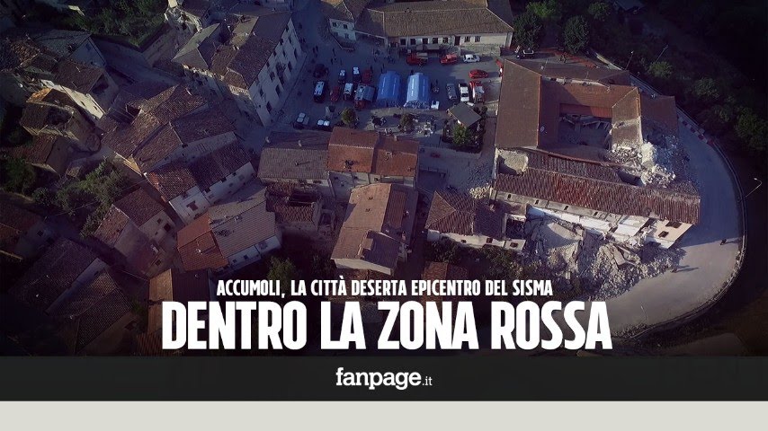 Accumoli, della città che si trovava all'epicentro del terremoto non resta più nulla