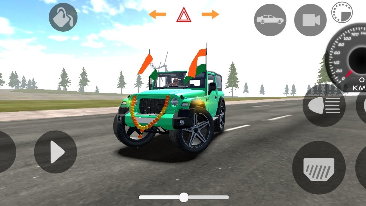 Modified Mahindra Thar😈Games:Indian White Thar (Gadi Wala Games) Car Game Android Game - #2025