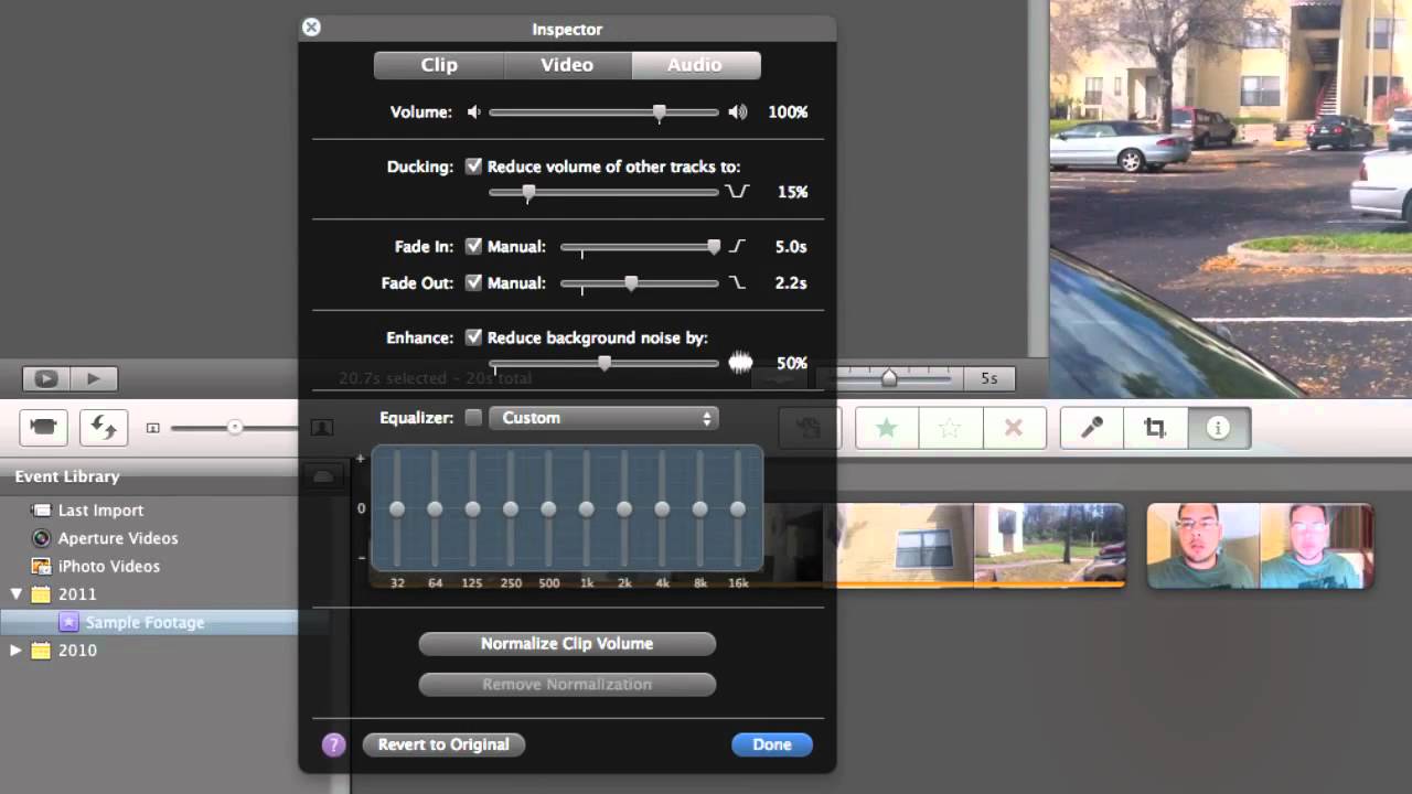 How To: iMovie - Editing Audio