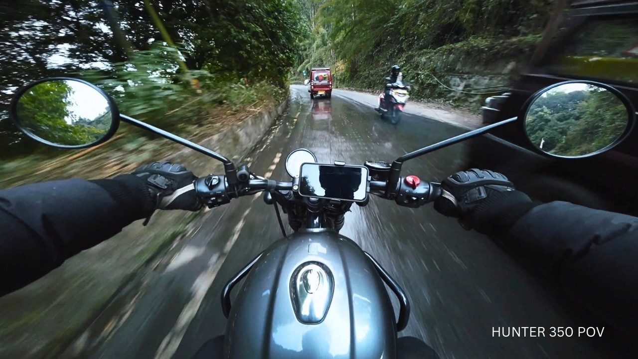 Royal Enfield Hunter 350 Dapper Grey | Calm POV Ride
