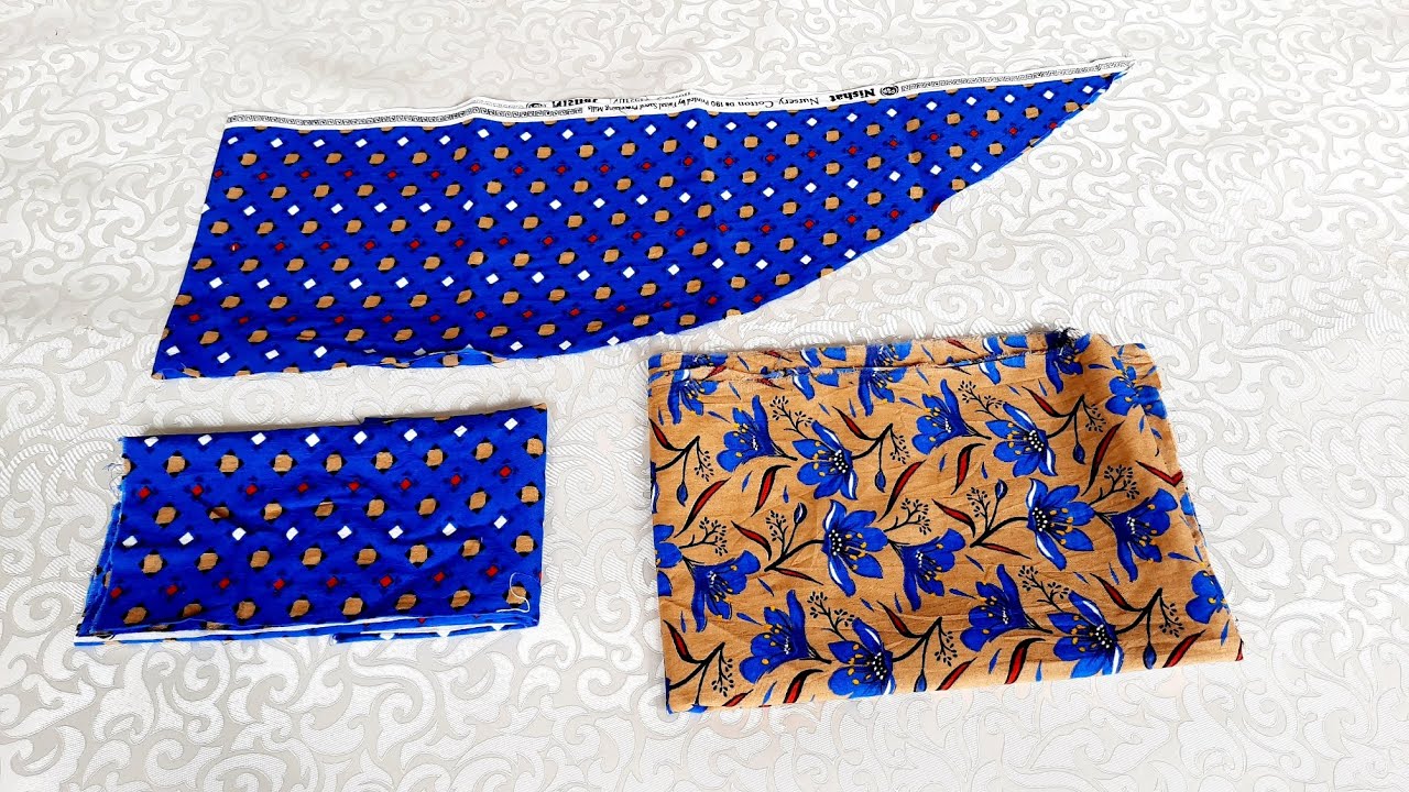 How to small fabric pieces make dress idea ll By Pakistani Fashion Designer