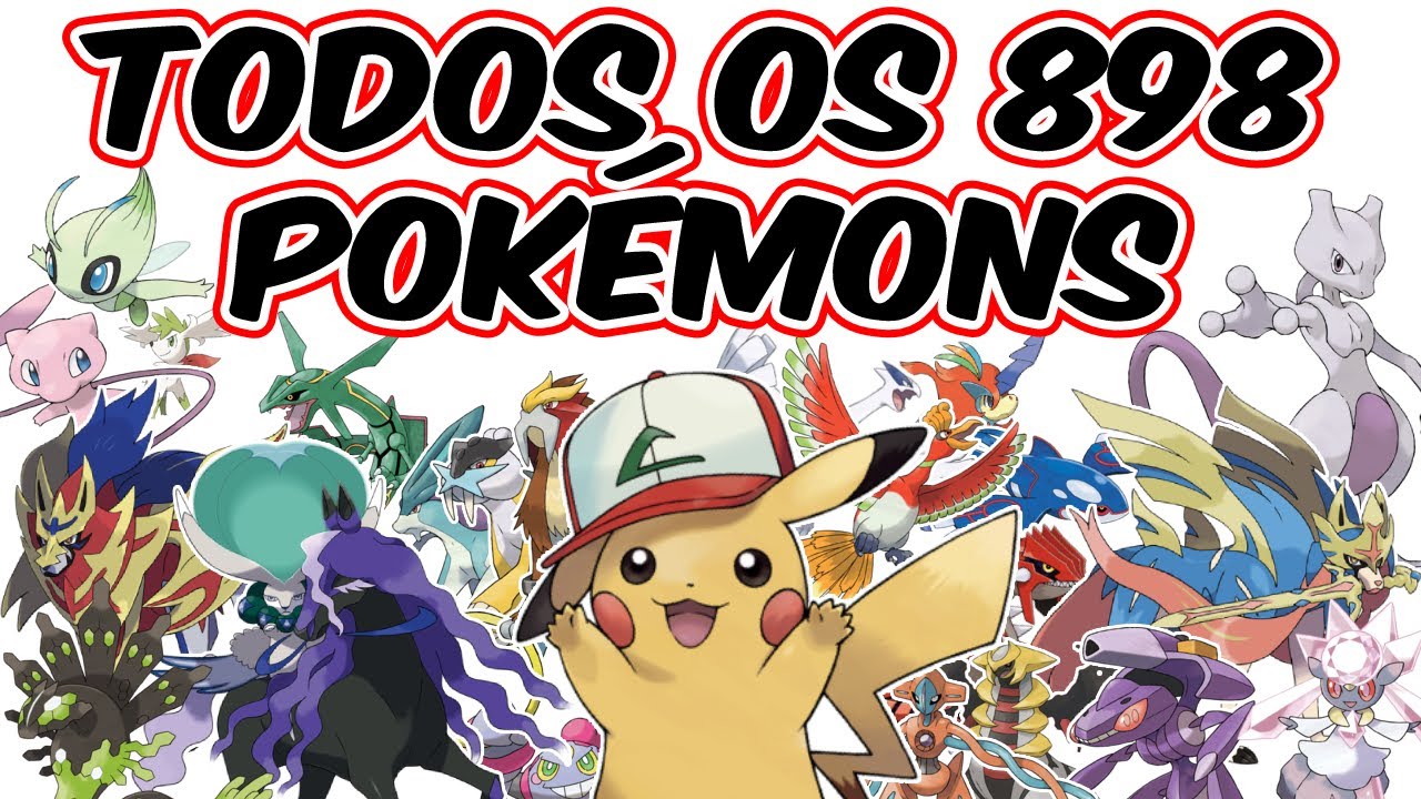 Todos os pokémons e suas evoluções 898