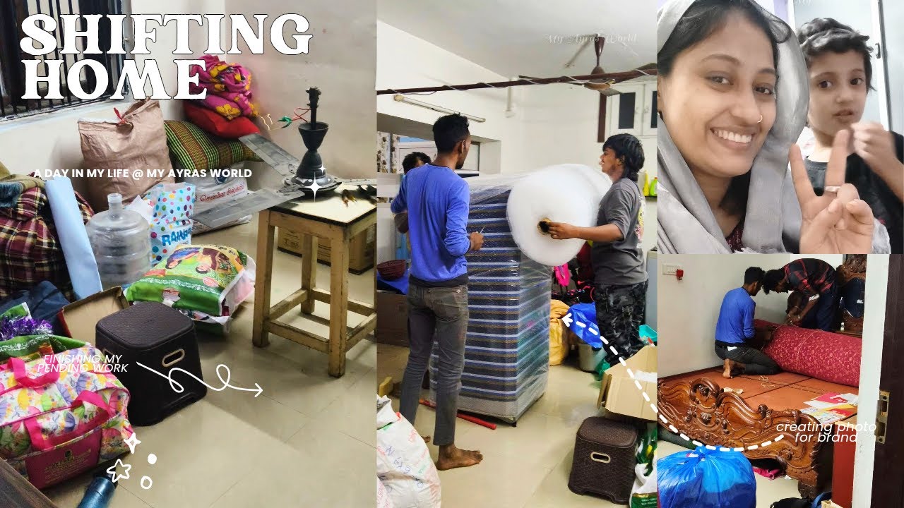New home Shifting 😄Wow #Dailyvlog #myayrasworld #dayinmylife #minivlog #shiftinghome #diml