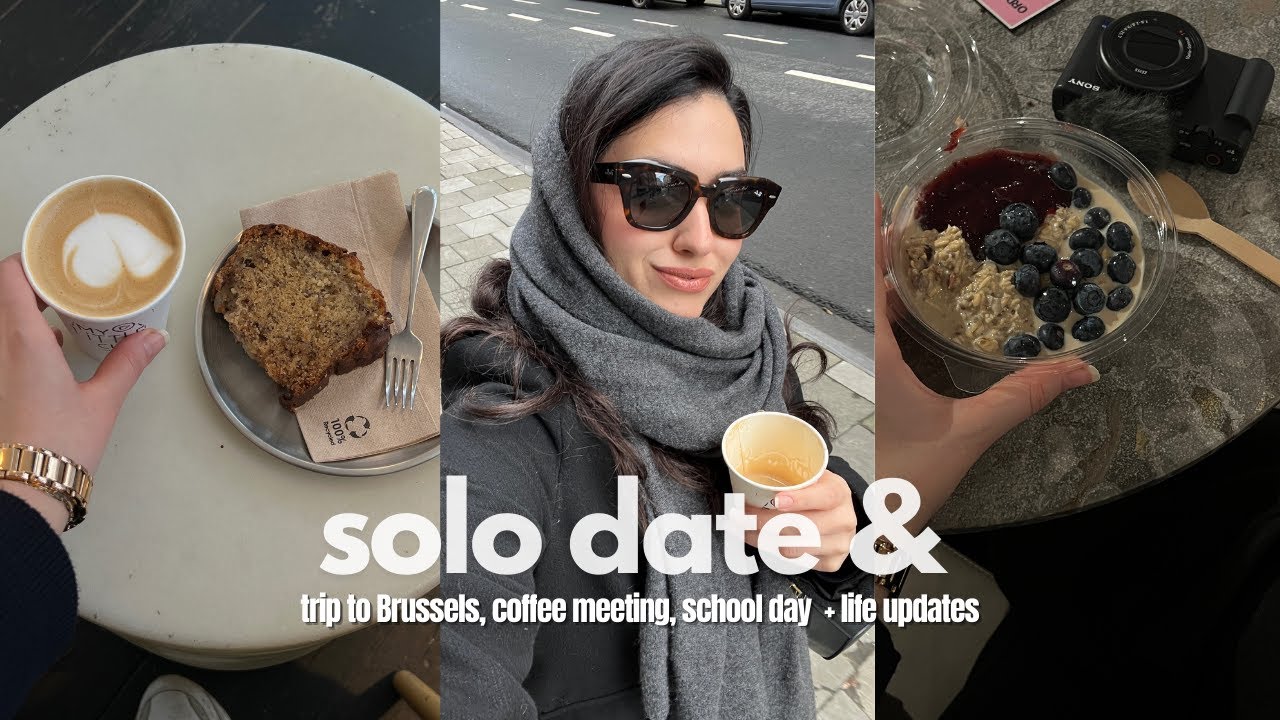 Living Belgium Diaries Vlog | solo date, meeting with my nutritionist, solo travel