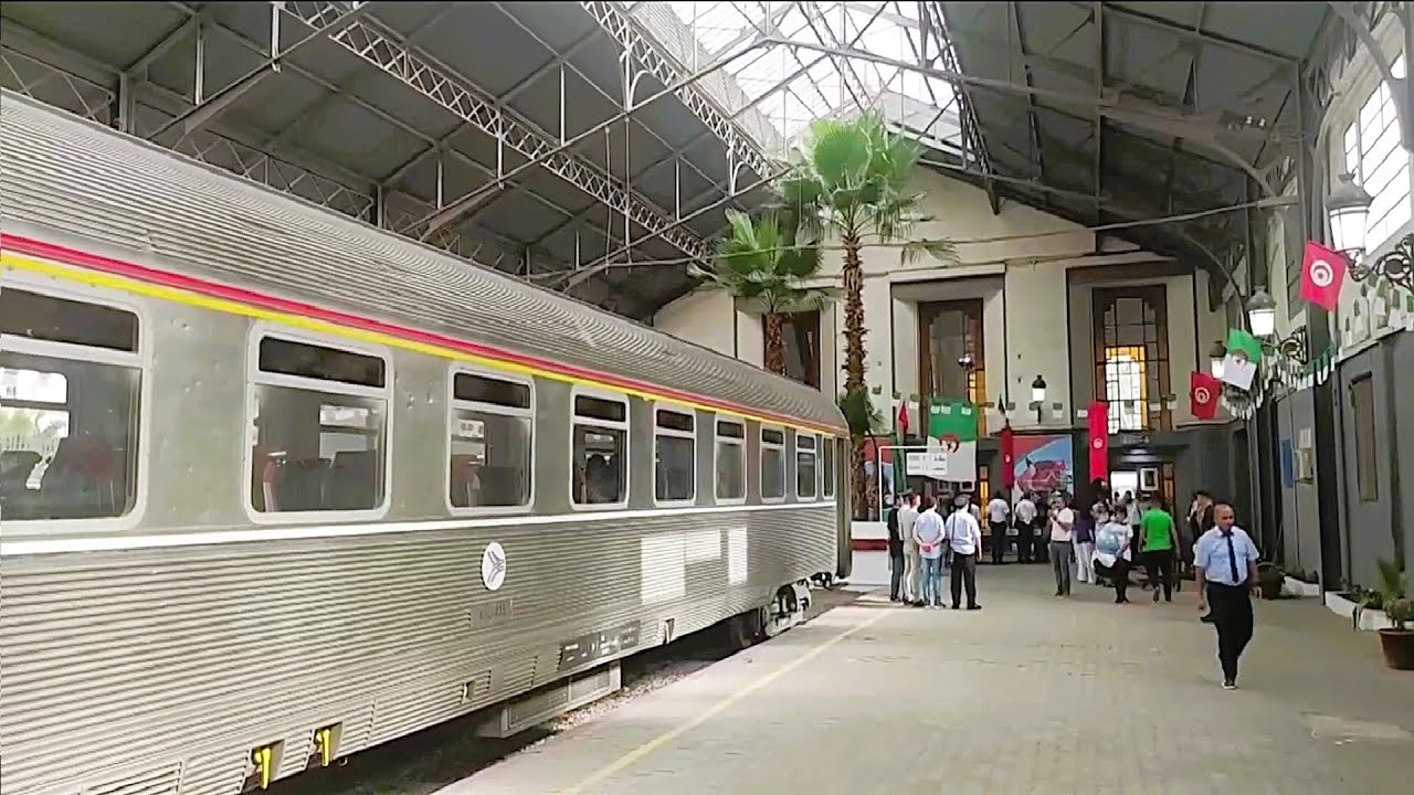 تابعو أول رحلة في القطار الدولي بين مدينتي الجزائر و تونسNEW ALGIERS TUNIS RAILINK