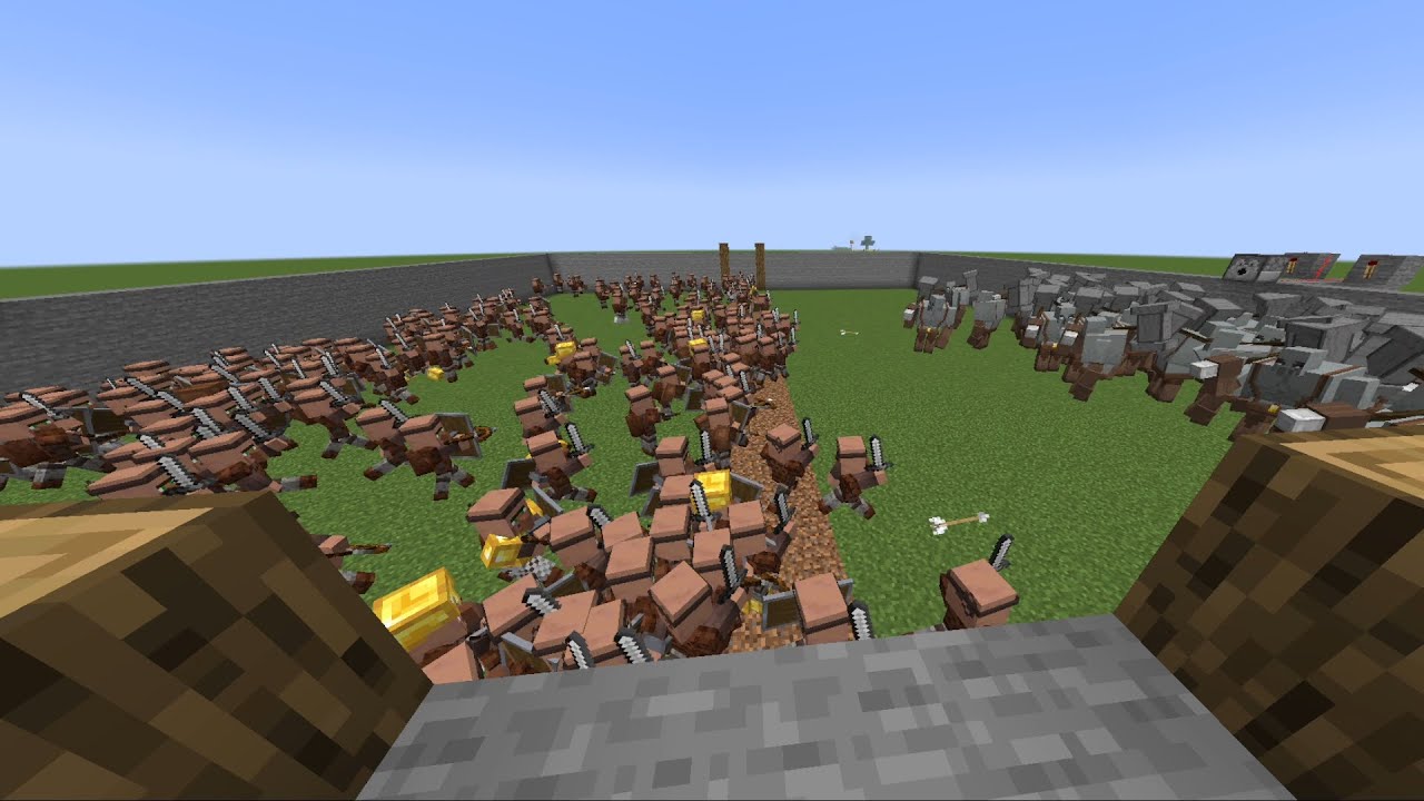 Villager ARMY vs Pillager ARMY