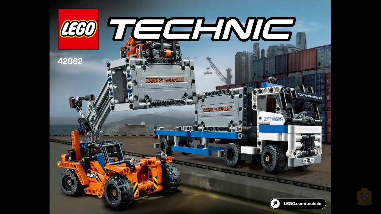 LEGO Technic 42062 - Container Yard Instructions (Booklet 1/2)