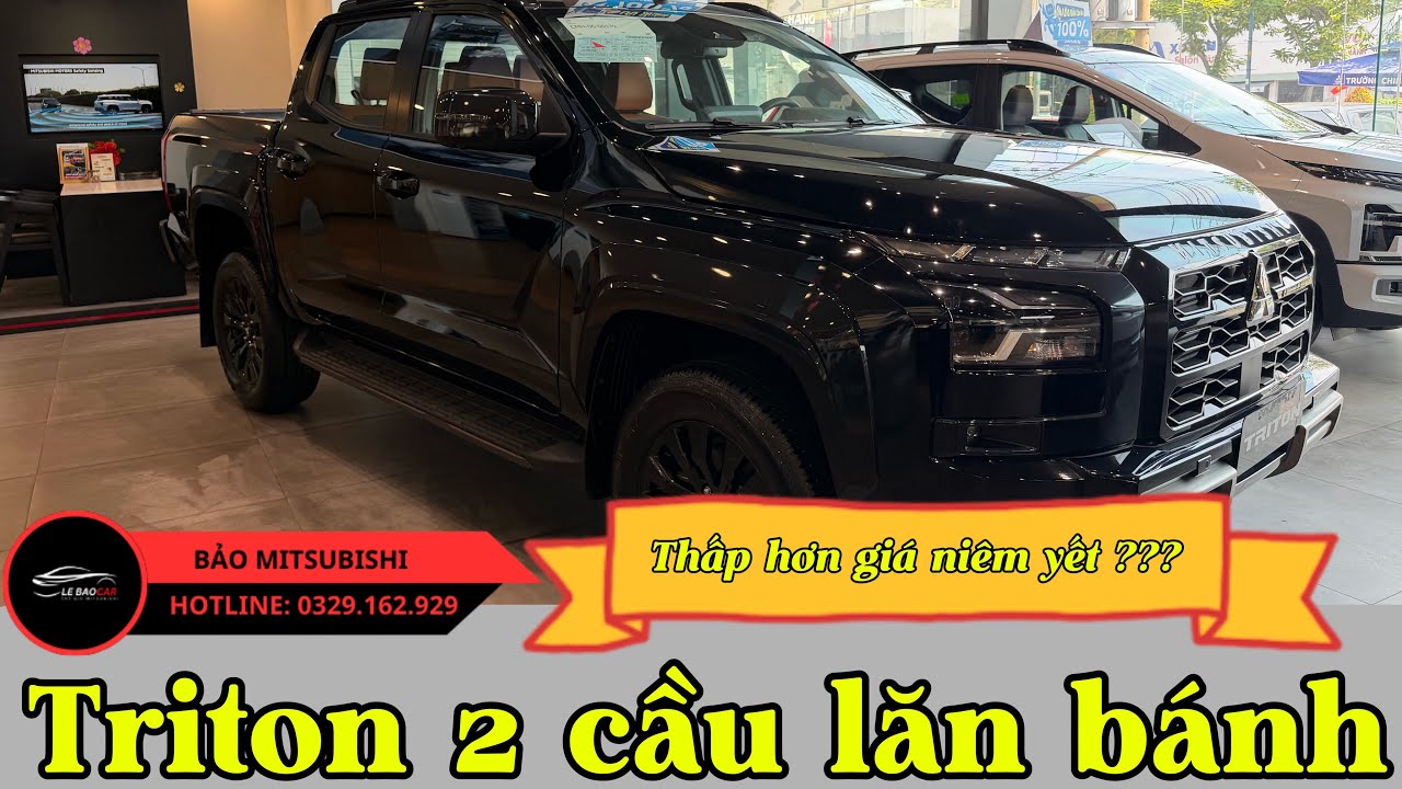 Triton Athlete 2 Cầu Lăn Bánh Cực Thấp | Thế Giới Mitsubishi #mitsubishi #triton #bantai 