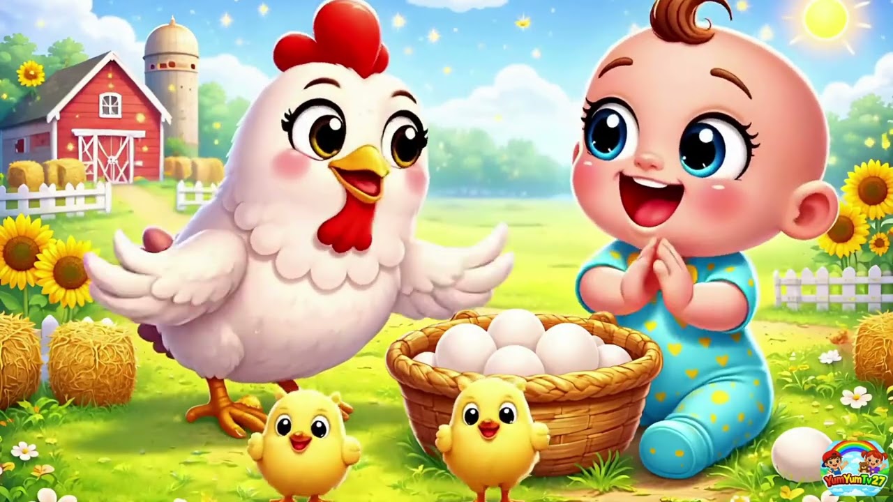 🐔 Mimi Bebek ile Tavuk Şarkısı | Eğlenceli & Eğitici Çocuk Videosu | Çiftlik Hayvanları 🐣 #chicken