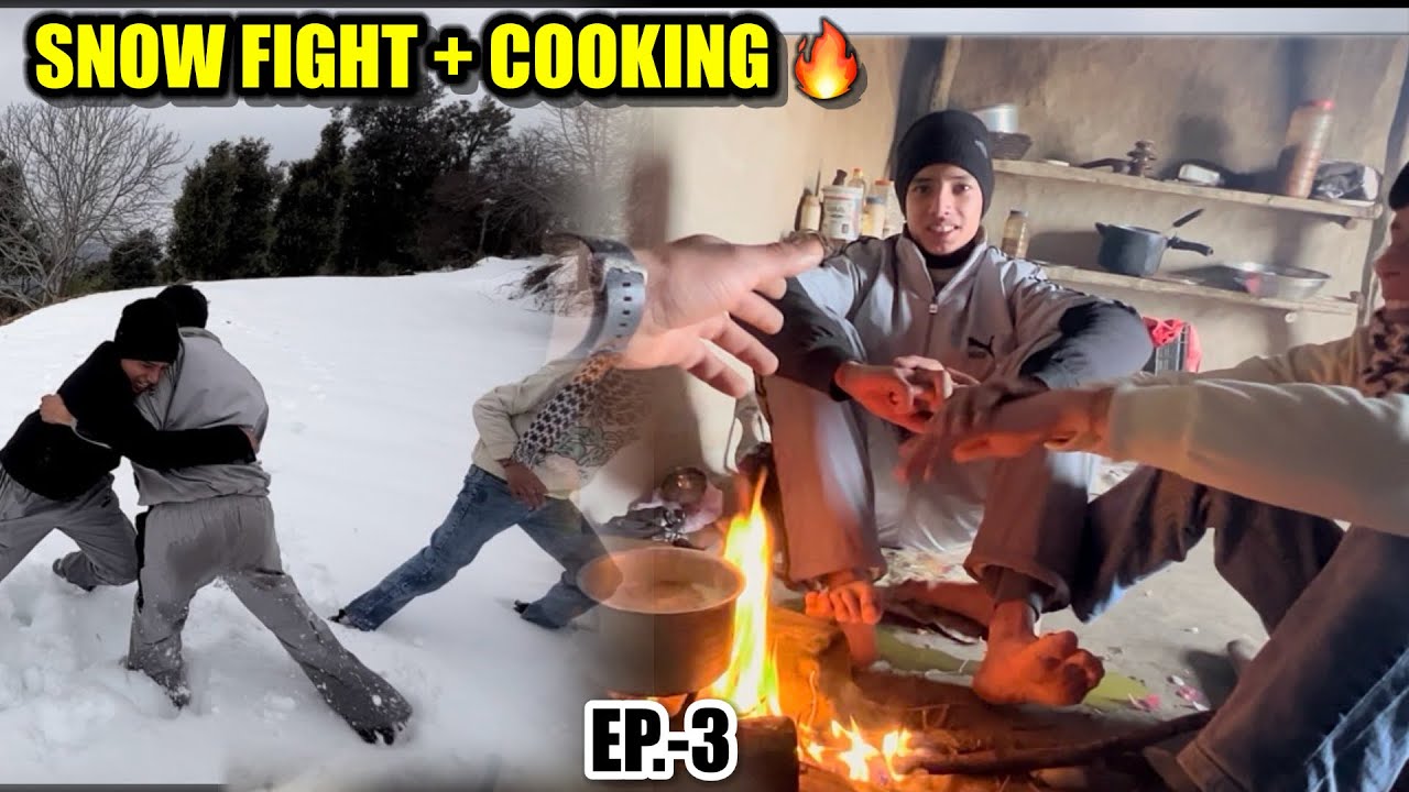 Baraf Mein Wrestling 😱 | Snow Fight + Desi Cooking | EP-3 |