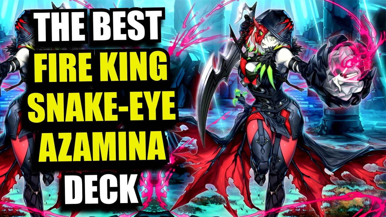 Yu-Gi-Oh! The BEST Fire King Snake-Eye Azamina Deck Profile - May 2025
