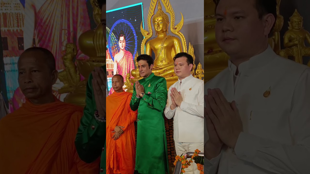 Actor Gagan Malik Becomes a Buddhist | India | Buddha Statue | Buddham Sharanam Gachchami |