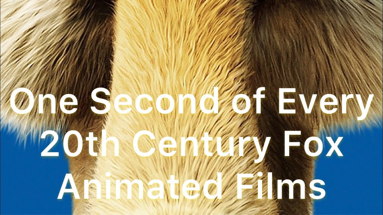 One Second of Every 20th Century Fox Animated Film