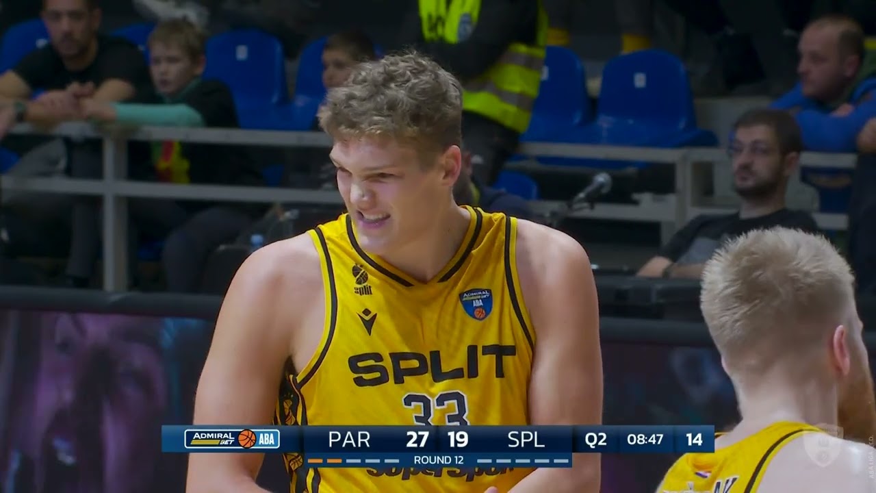 AdmiralBet ABA League 2025/26, Round 12 match: Partizan Mozzart Bet - Split (28.12.2025)