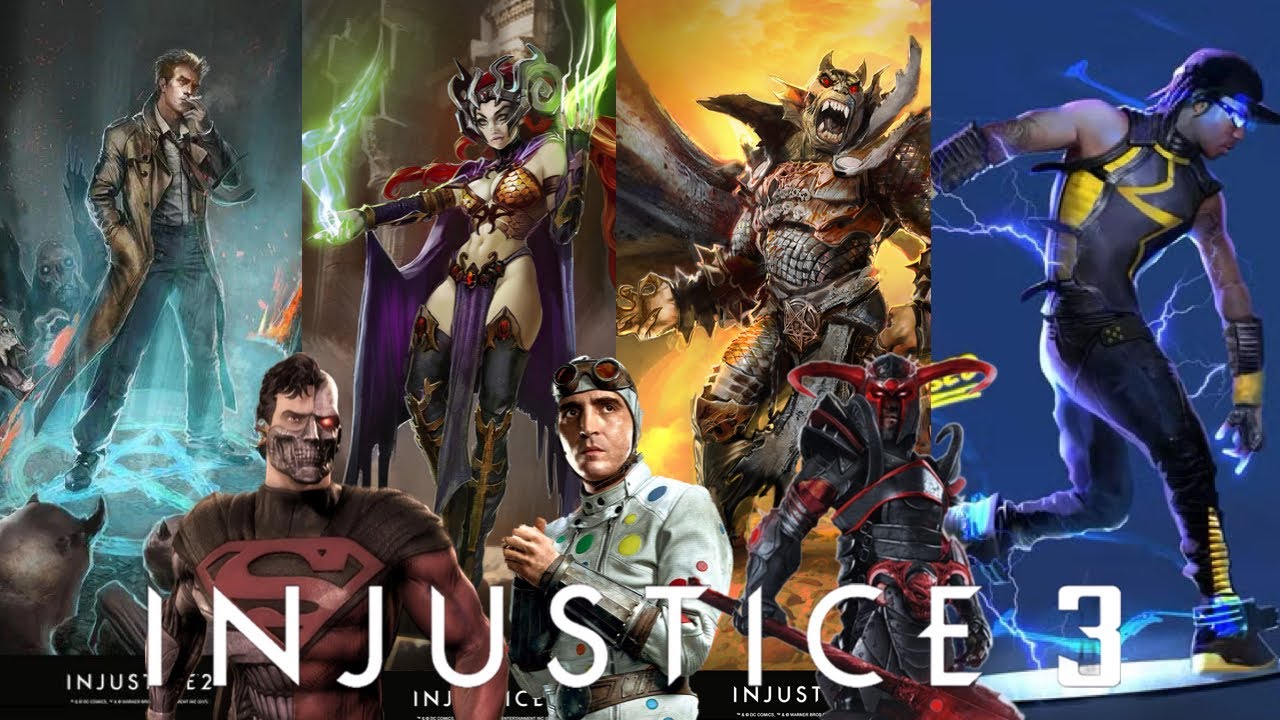 Injustice 3 Will These Unused Injustice 2 Characters Concepts Make Base Roster & Character Wishlist