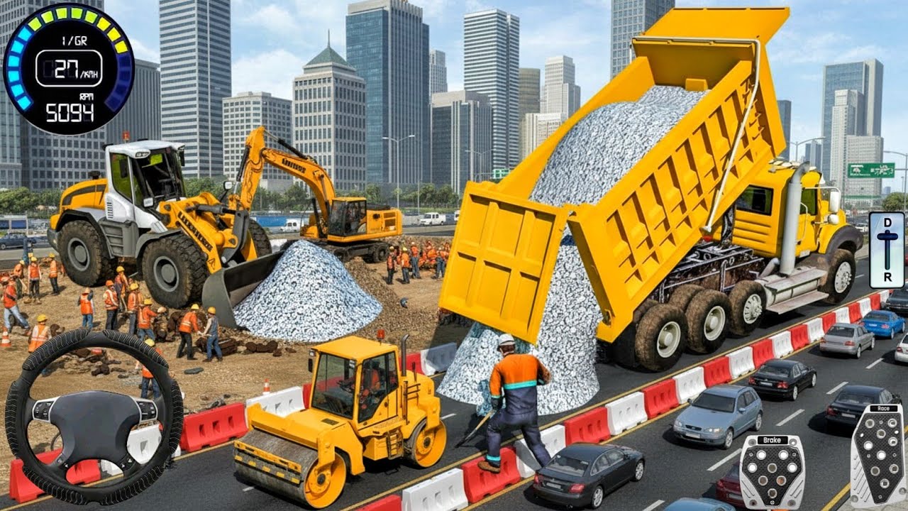 New JCB Simulator 2026 - Real Excavator Game Construction Simulator 3D - Android Gameplay