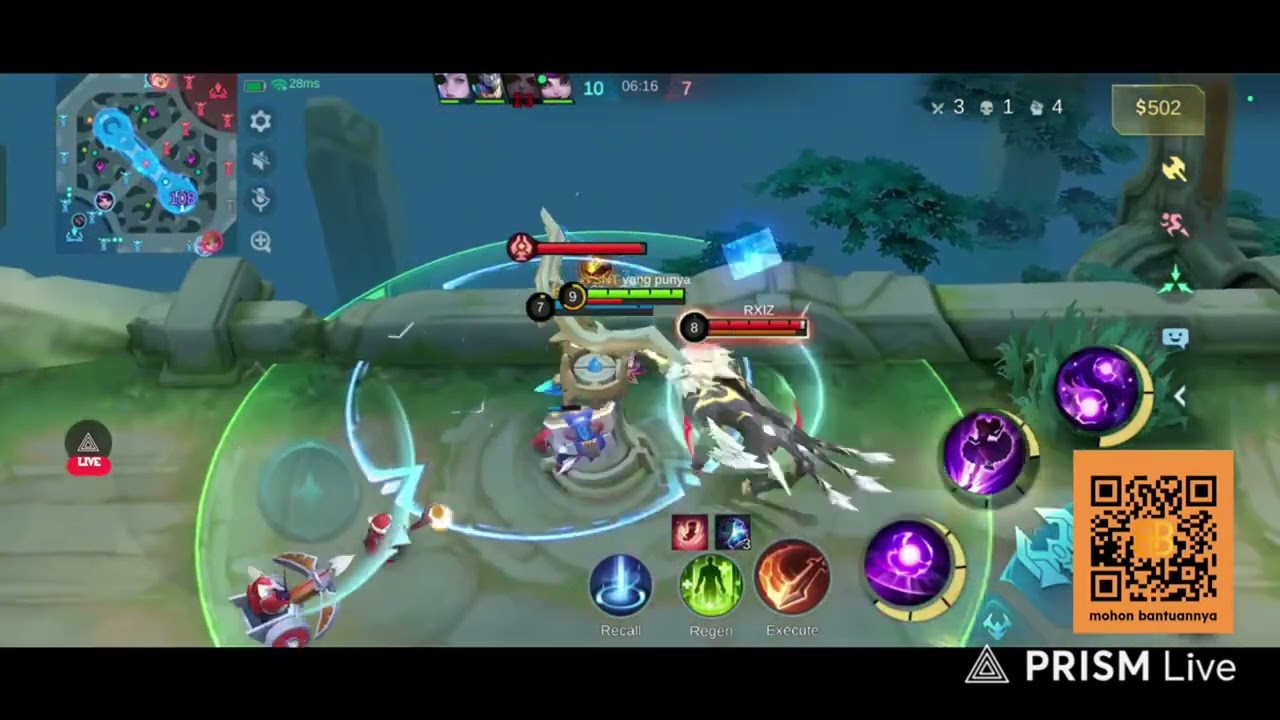 SEKALI KE LOCK HARUS BISA KABUR! lawan lukas/alucard x angela emang susah - Mobile Legends Indonesia