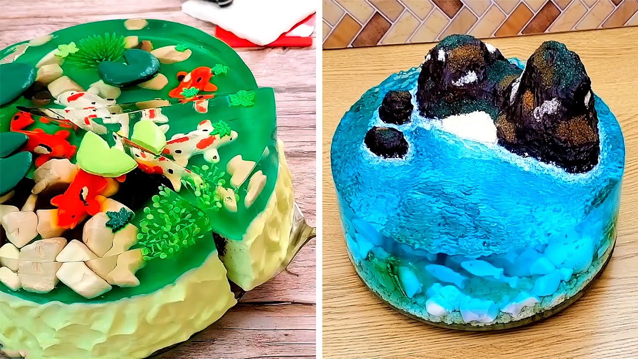 6 Out Of This World Jelly Cakes