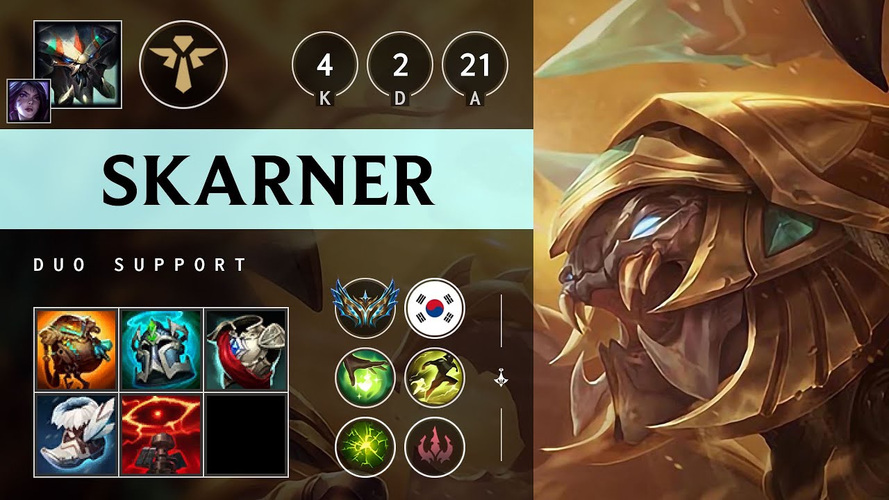 Skarner Support vs Blitzcrank - KR Challenger Patch 25.21