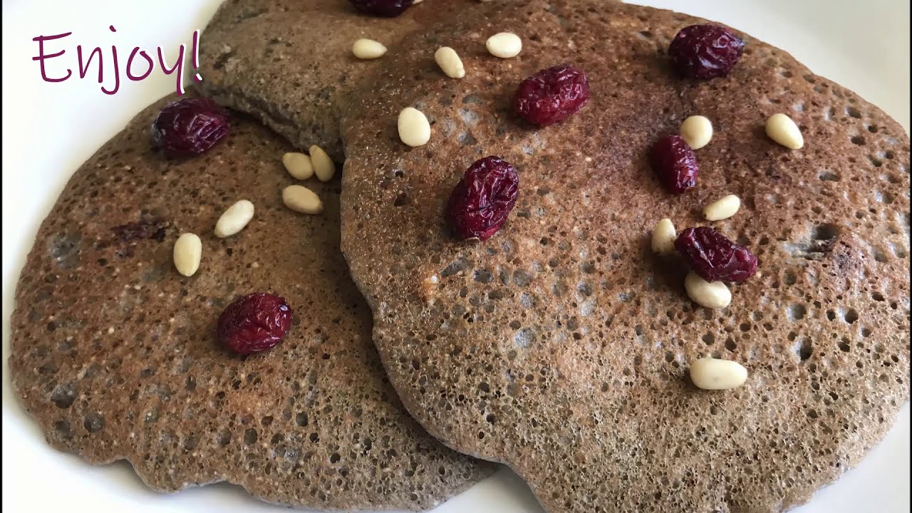 Blue Corn Pinyon Pancakes