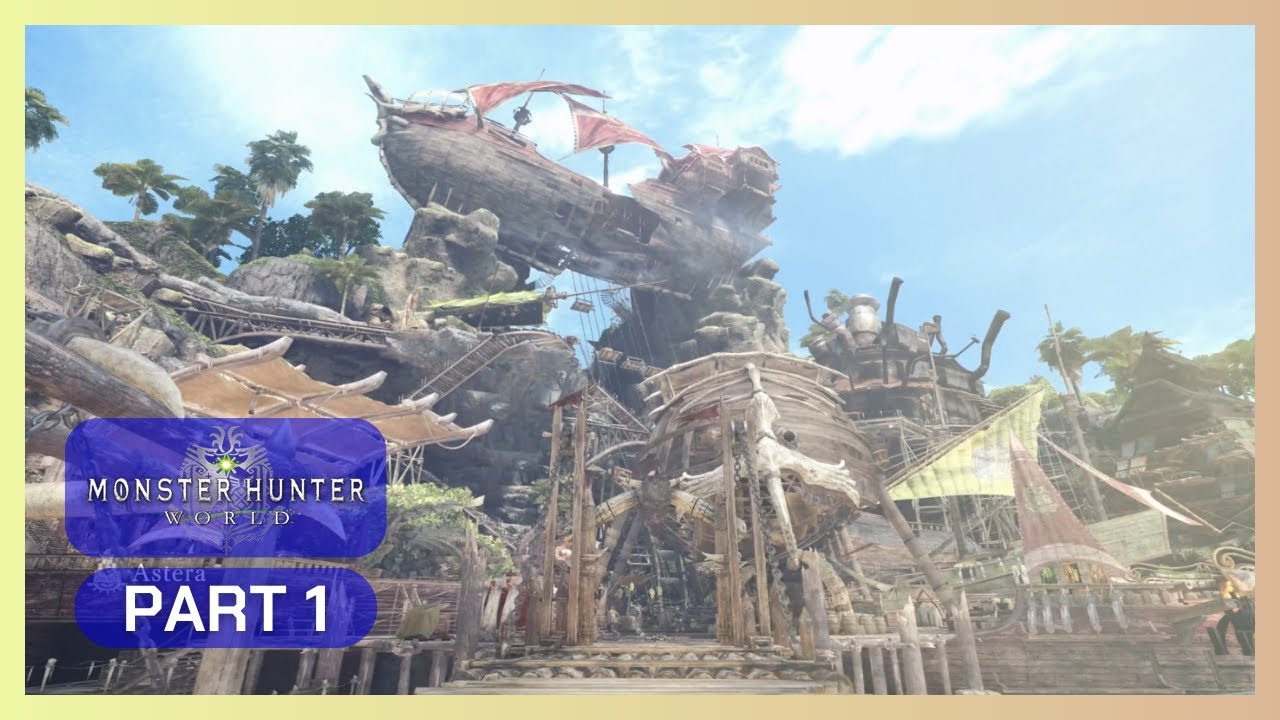 Monster Hunter: World | PS4 | Playthrough | Part 1 || The Fifth Fleet Arrives in the New World ||