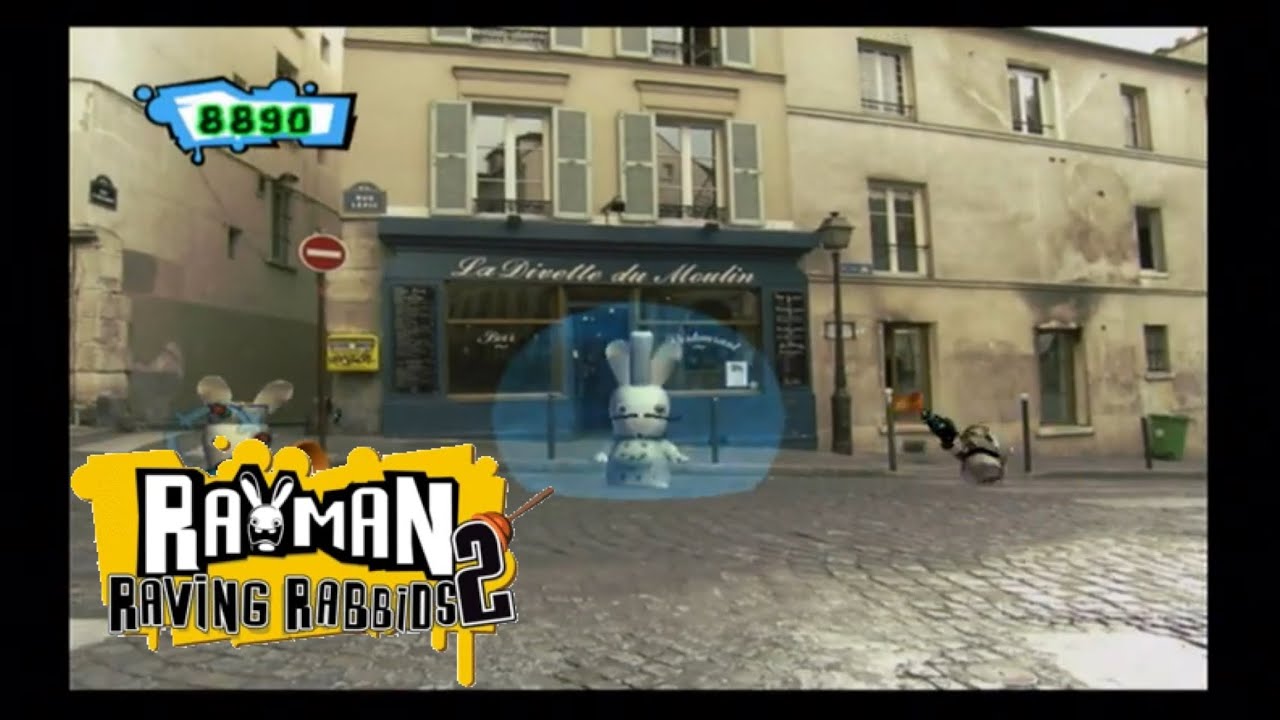 Rayman Raving Rabbids 2 - Shooting Games: Paris, Pour Toujours
