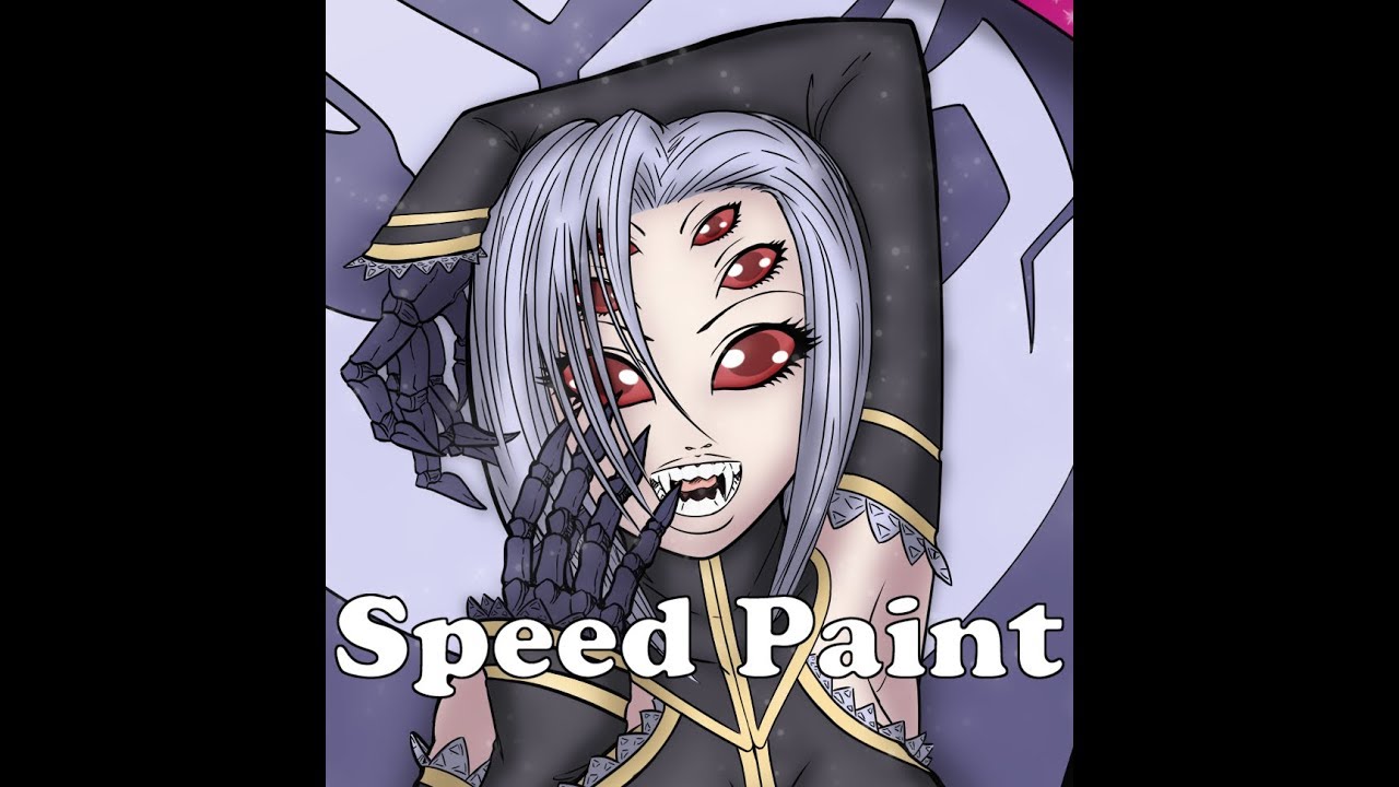 Rachnera Arachne Love Hurts Monster Musume No Iru Nichijou Speed Paint