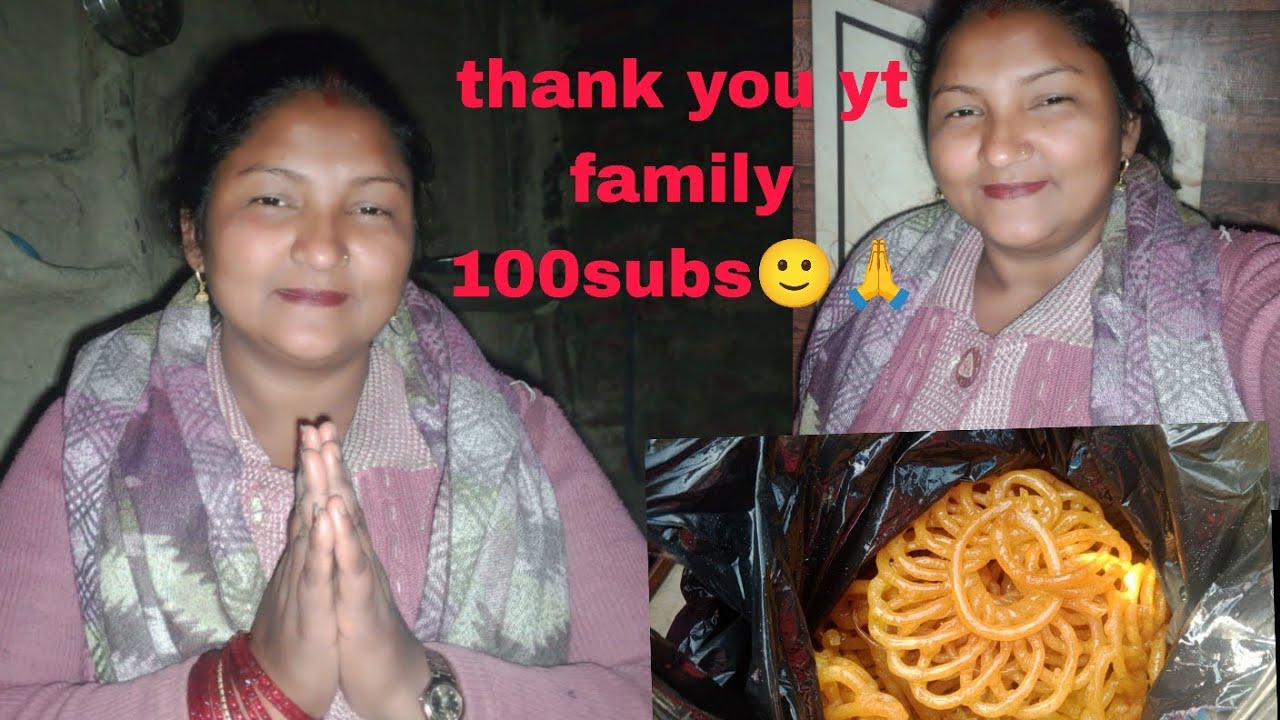 Thank you so much sathi haru 100subs completed vayko ma 🙂❤️🙏 # #vlog @Kumarifamilyvlogchannel